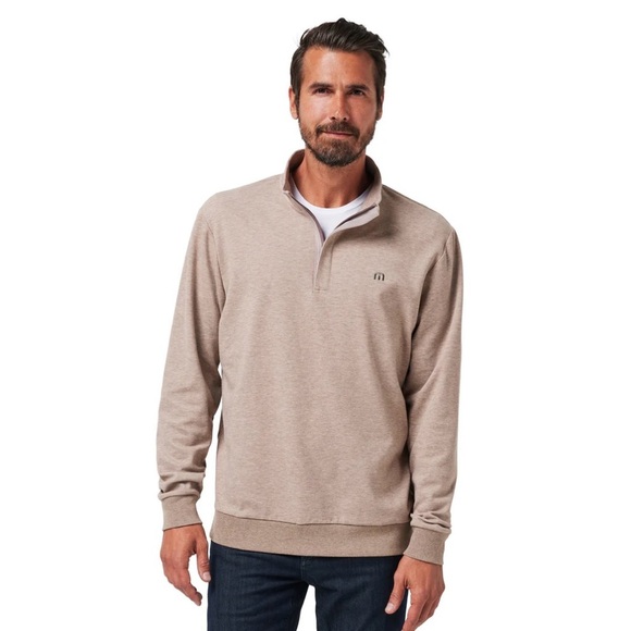 Brand New Mens Travis Mathew Cloud 1/4 Zip 2.0 Sweater XL NWT - Picture 1 of 14